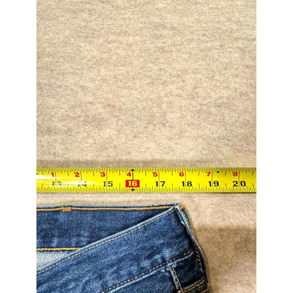 Levis 501 Original Jeans Mens 38x32 Blue Denim Classic Straight Leg‎ Button Fly